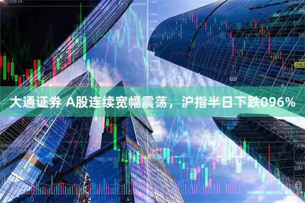 大通证券 A股连续宽幅震荡，沪指半日下跌096%